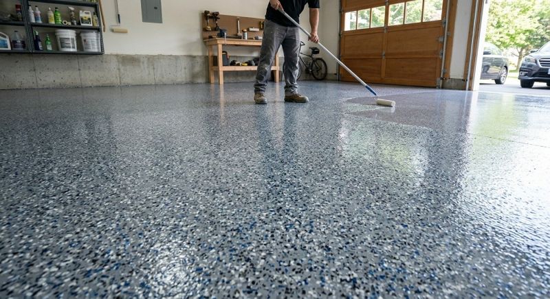 Basement Floor Epoxy Service in Woodbridge, VA