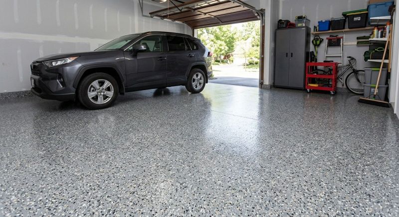 Epoxy Garage Flooring Installation in Greensboro, NC