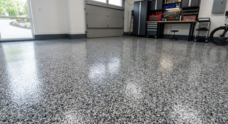 Garage Floor Epoxy Installation in Loudoun County, VA