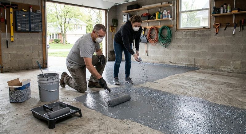 Garage Floor Renovation in Annapolis, MD