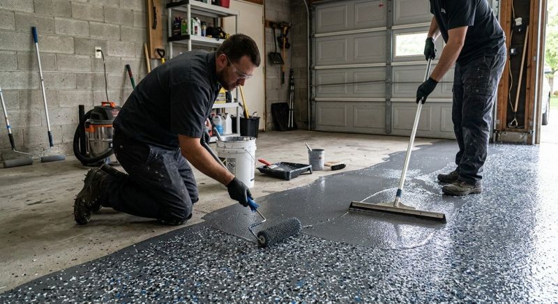 Garage Floor Renovation in Alexandria, VA